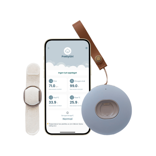 BabySensor Relax - Smart babycall med sensor og 4G (alltid på nett) - BabySensor