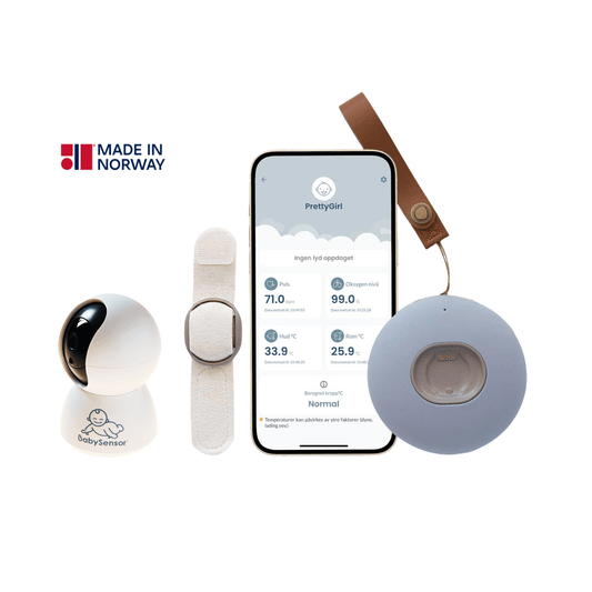 BabySensor Relax – Best i test 2025 | Smart babycall med sensor, HD kamera og 4G - BabySensor