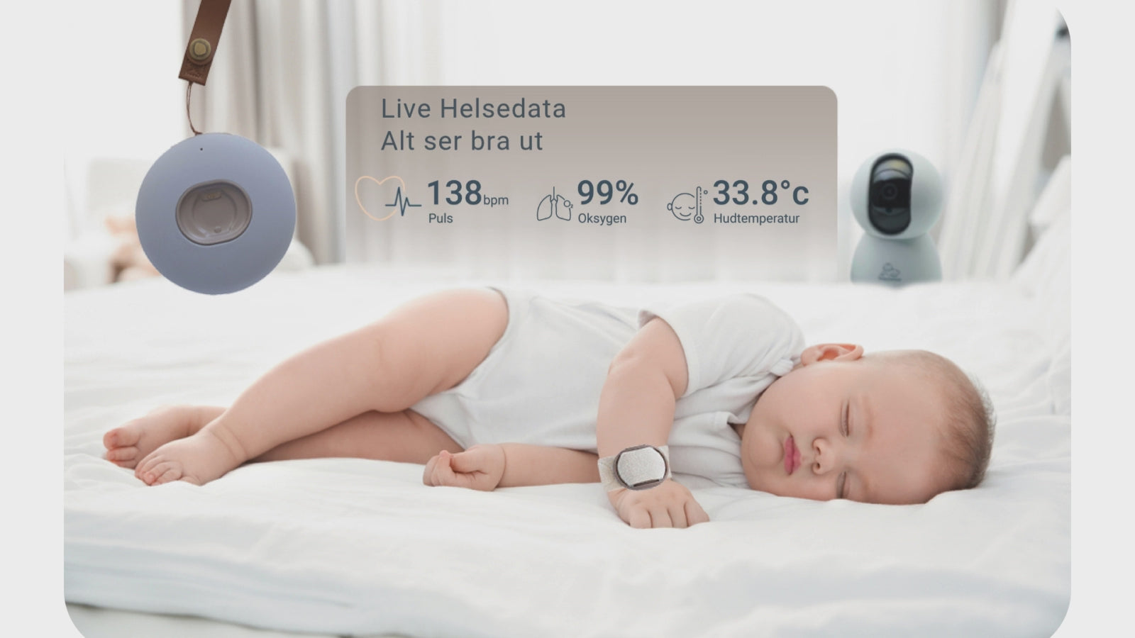BabySensor Relax – Best i test 2025 | Smart babycall med sensor