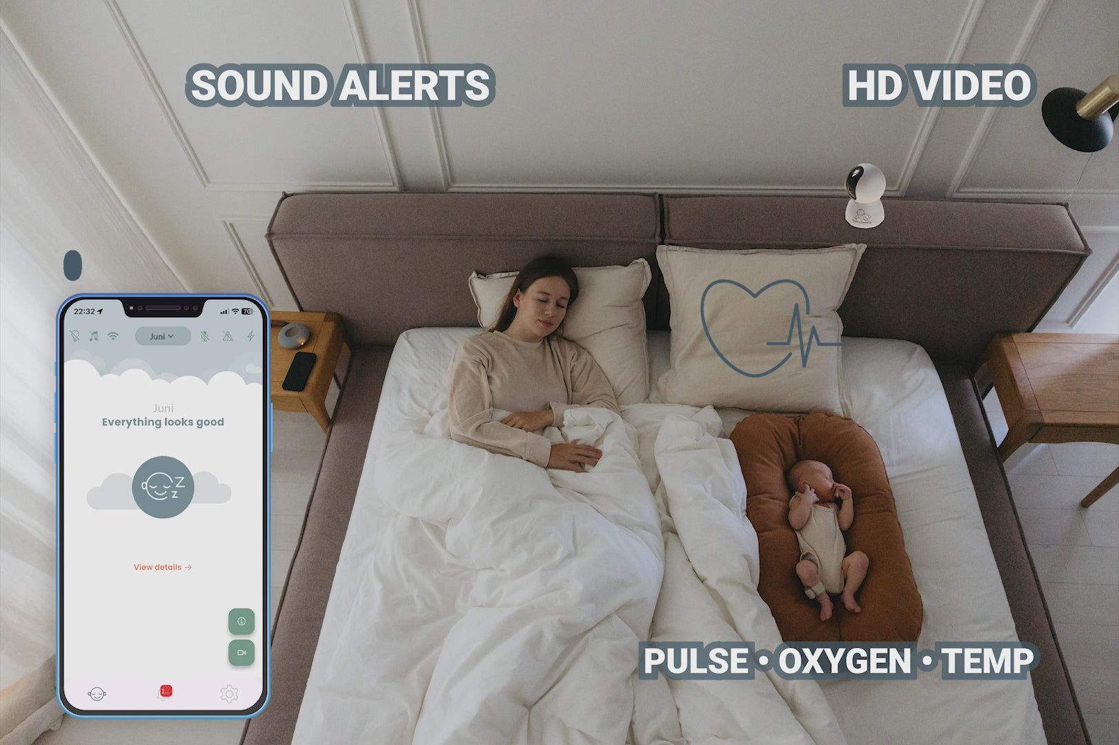 BabySensor Relax – Best i test 2025 | Smart babycall med sensor, kamera og 4G